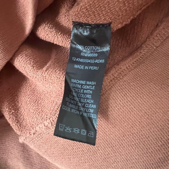 Todd Snyder Men's Terry Fleece Sweater Crew Neck Large Cider Brown Long Sleeve - Picture 7 of 8